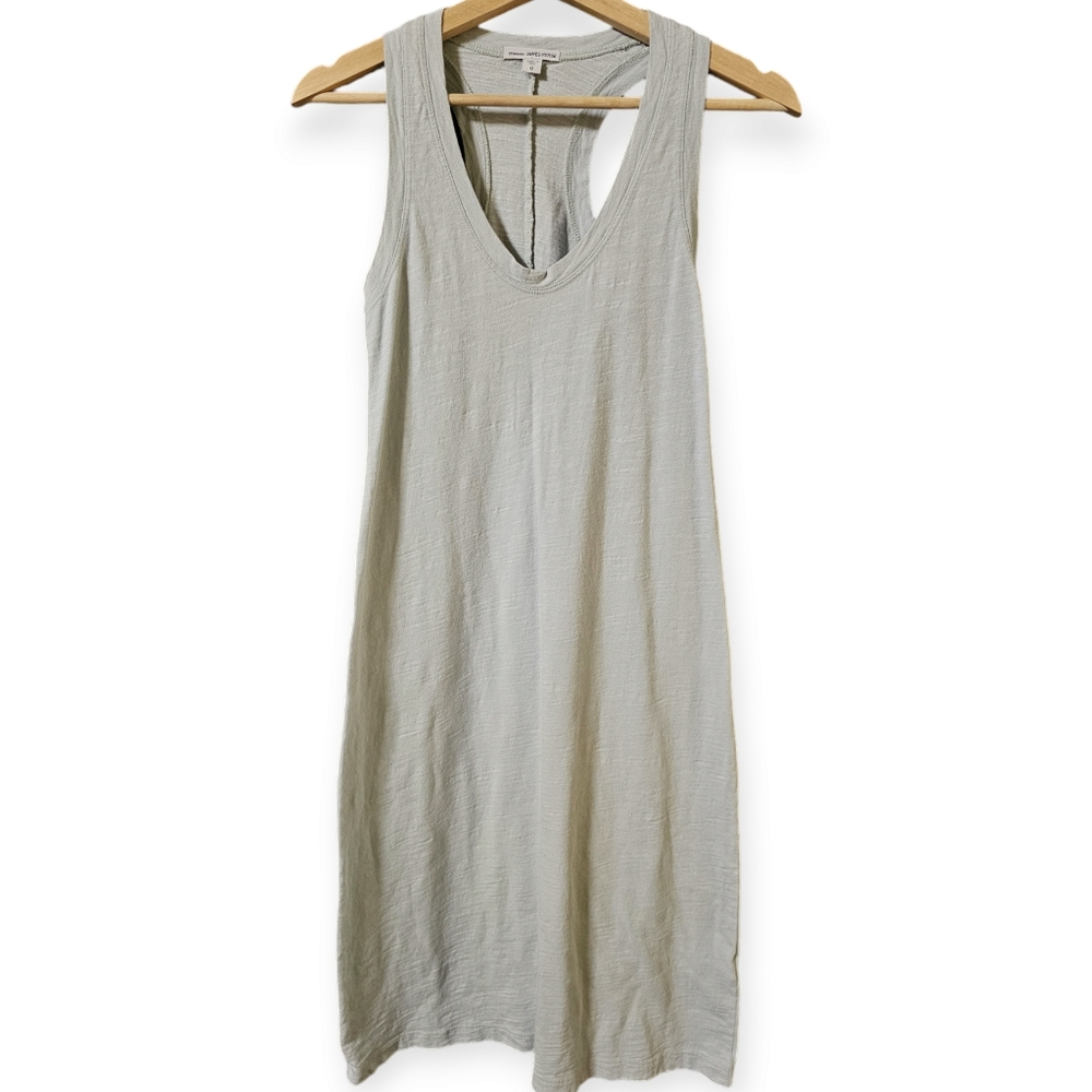 James Perse Standard Racer Back Sleeveless Midi Dress